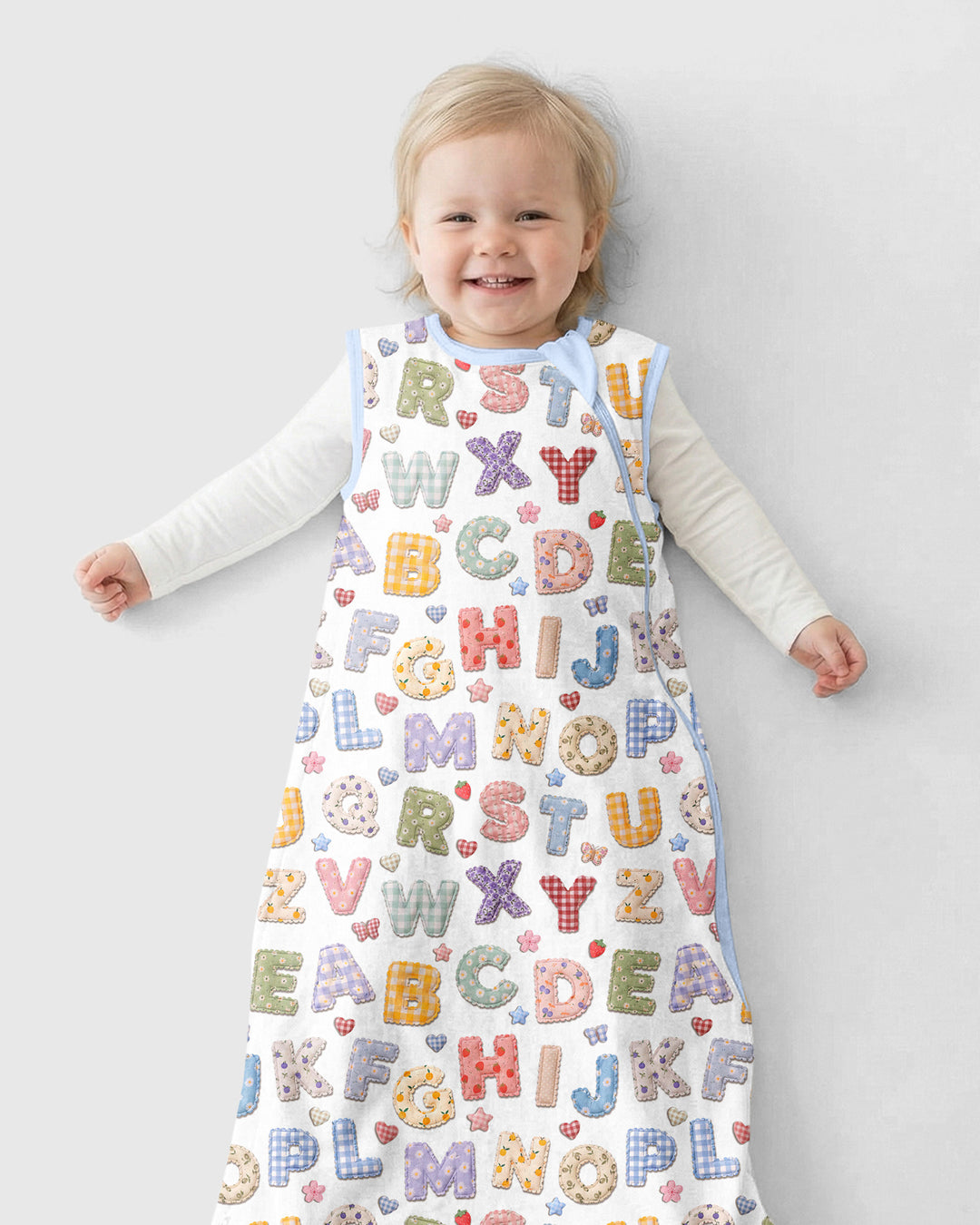 Fabric Alphabet Letters Bamboo Sleep Bag