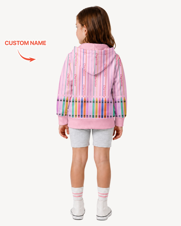 Sudadera con capucha y cremallera de bambú personalizada