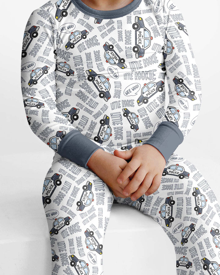 Little Rookie Bamboo Two Piece Long Sleeve Pajama Set