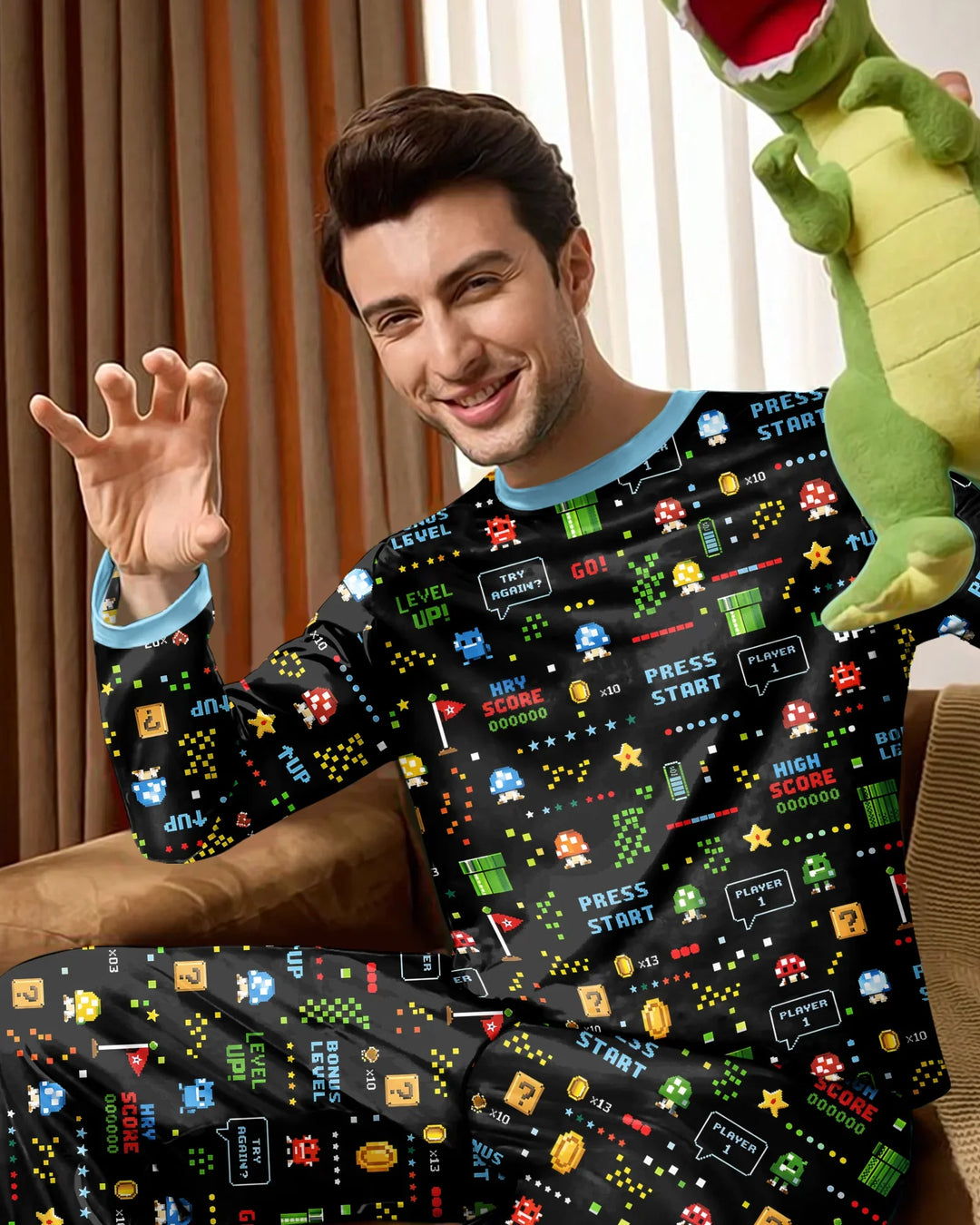 Vorlage Herren-Pyjama-Set