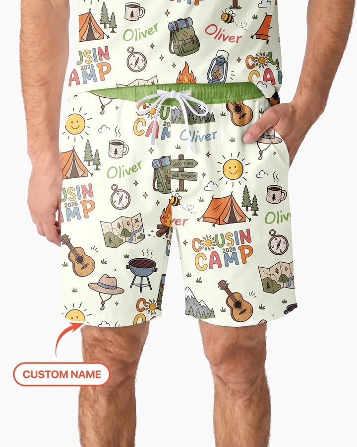 Conjunto de tractor de granja de bambú para hombres – Robusto y relajado