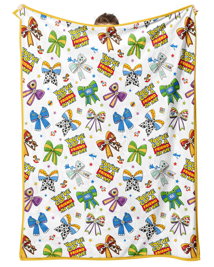 Magical Mirror Bow Bamboo Blanket