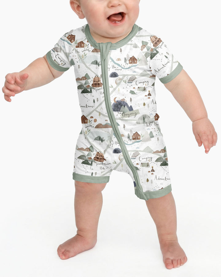 Camping Route Map Bamboo Shorty Zippy
