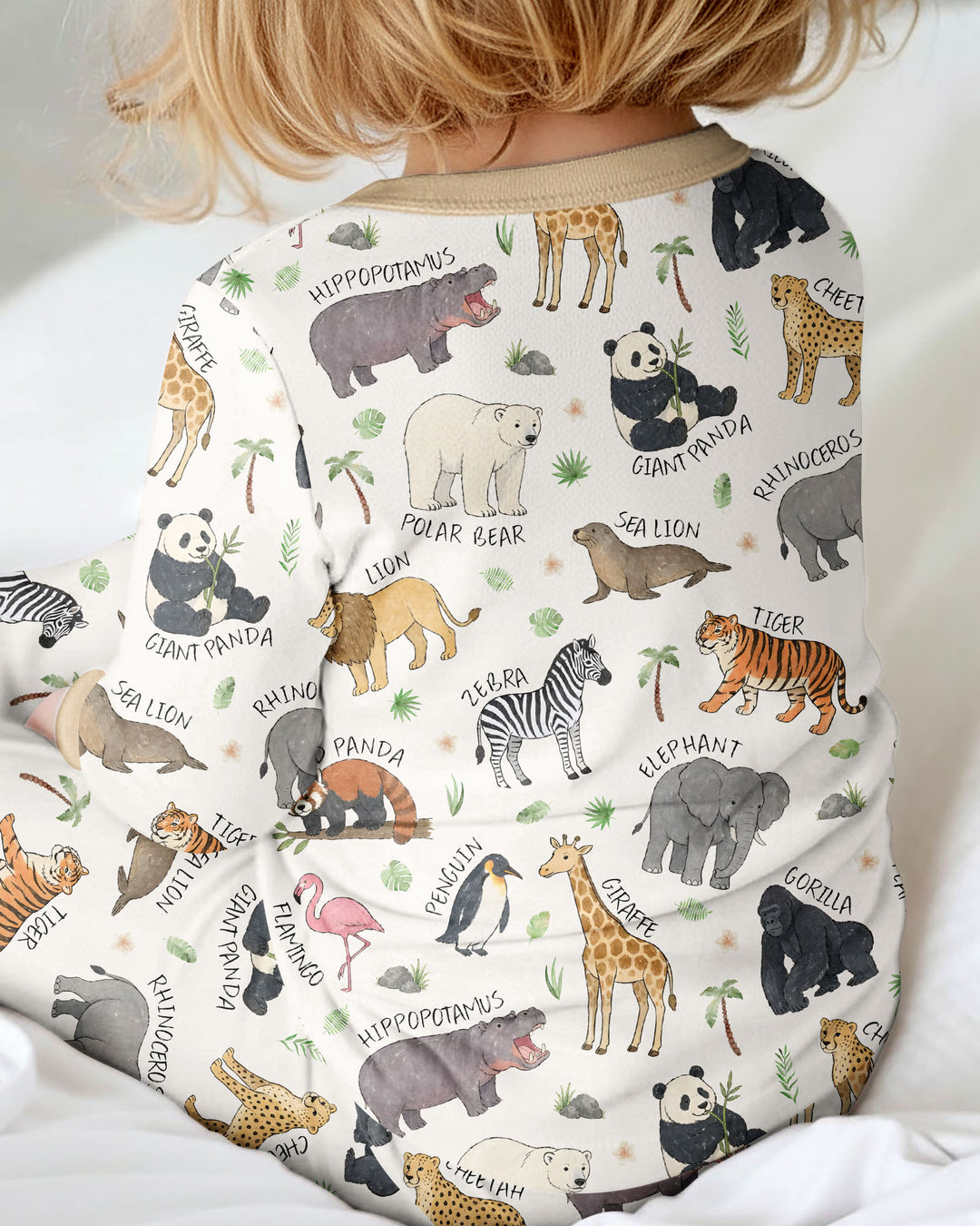 Safari Animals Bamboo Convertible Zippy