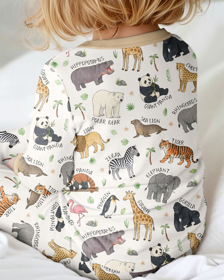 Safari Animals Bamboo Convertible Zippy
