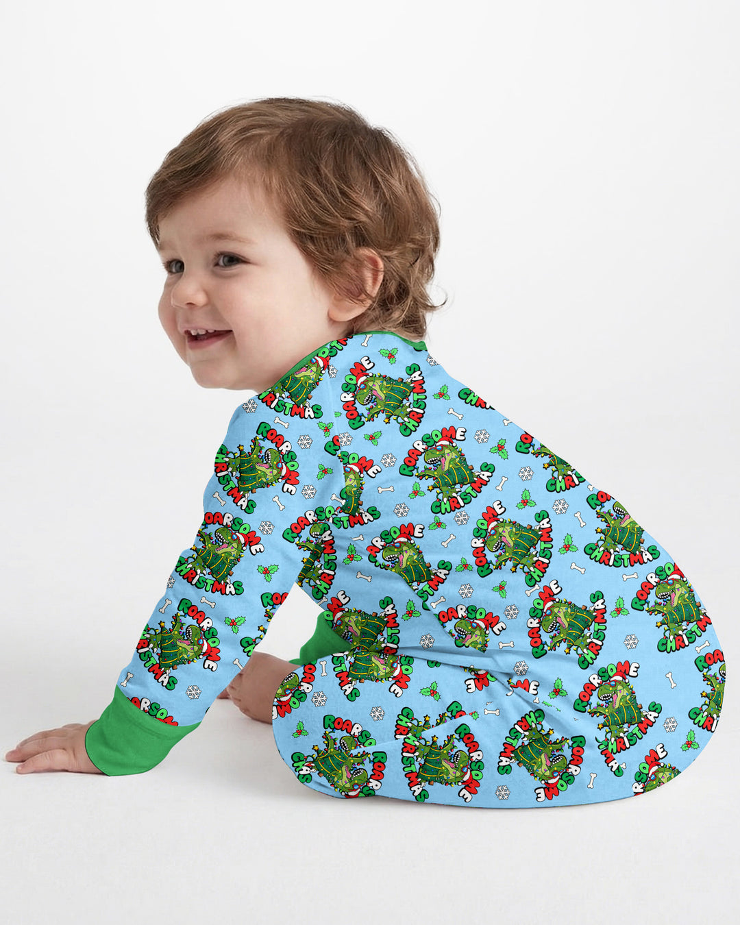 Merry Roarsome Christmas  Bamboo Convertible Zippy