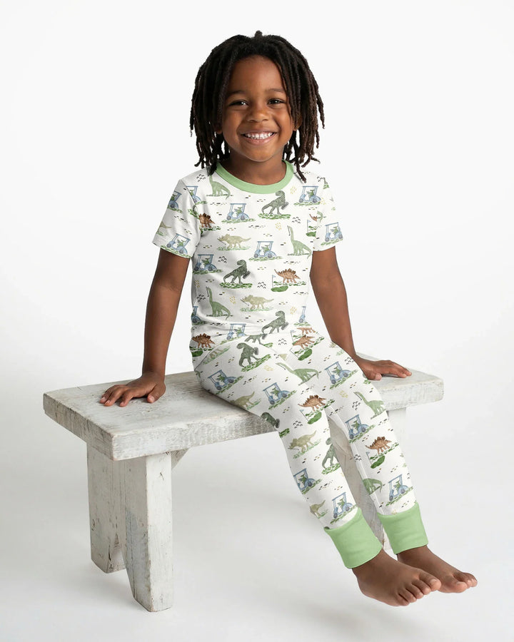 Zweiteiliges, kurzärmliges Pyjama-Set mit Marienkäfern