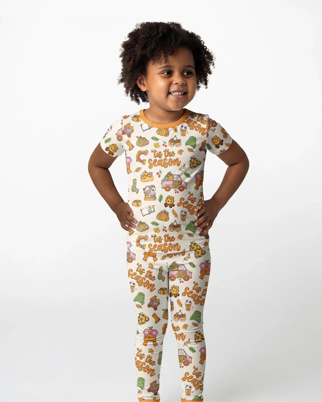 'Tis The Season Bamboo Two Piece Short Sleeve Pajama Set