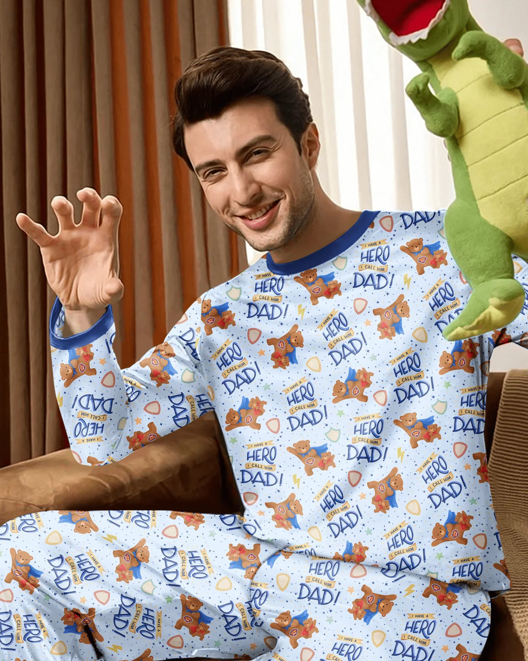 plantilla Conjunto de Pijama de Bambú para Hombre