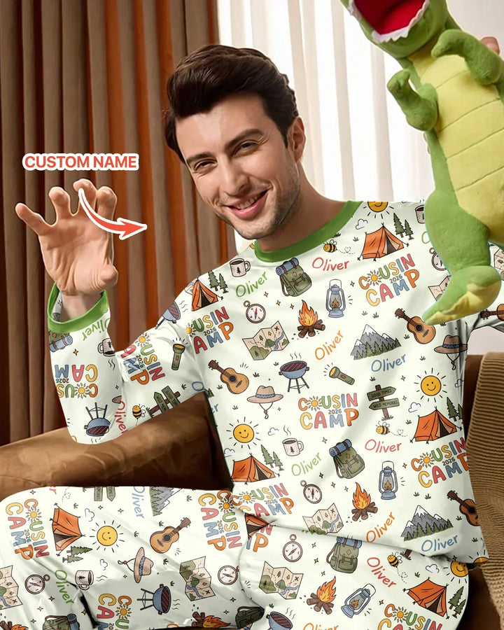 plantilla Conjunto de Pijama de Bambú para Hombre