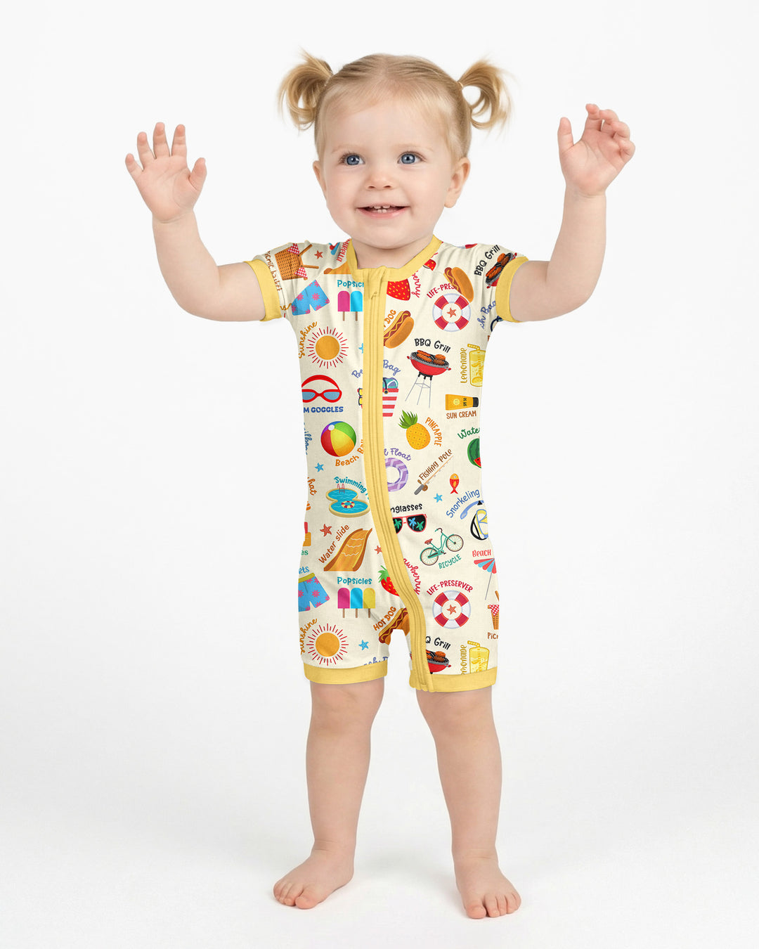 Love Summer Bamboo Shorty Zippy