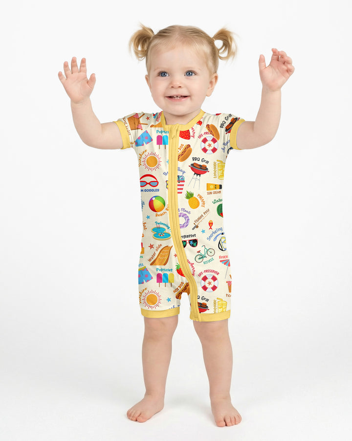 Love Summer Bamboo Shorty Zippy
