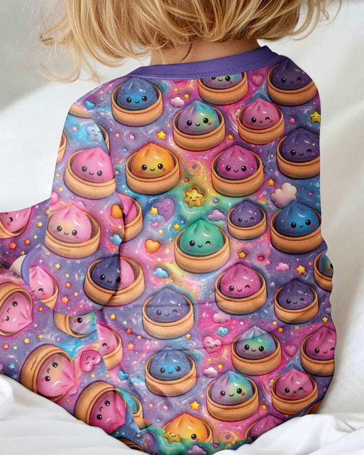 Kawaii Glitter Dumpling Bamboo Convertible Zippy
