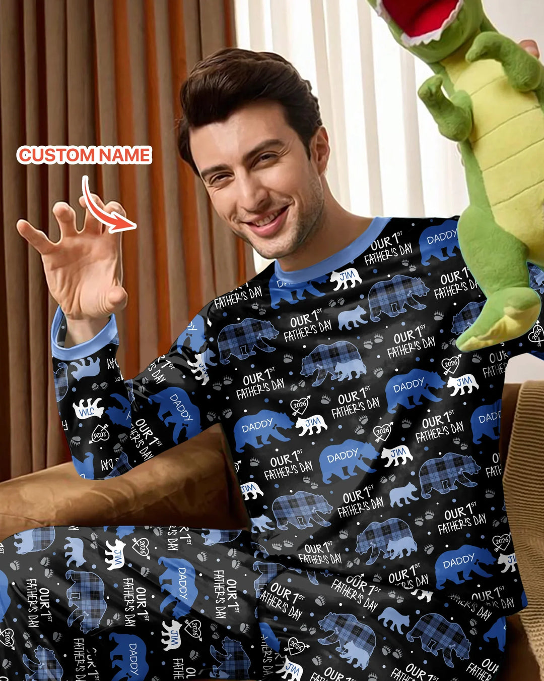 Vorlage Benutzerdefiniertes Herren-Pyjama-Set