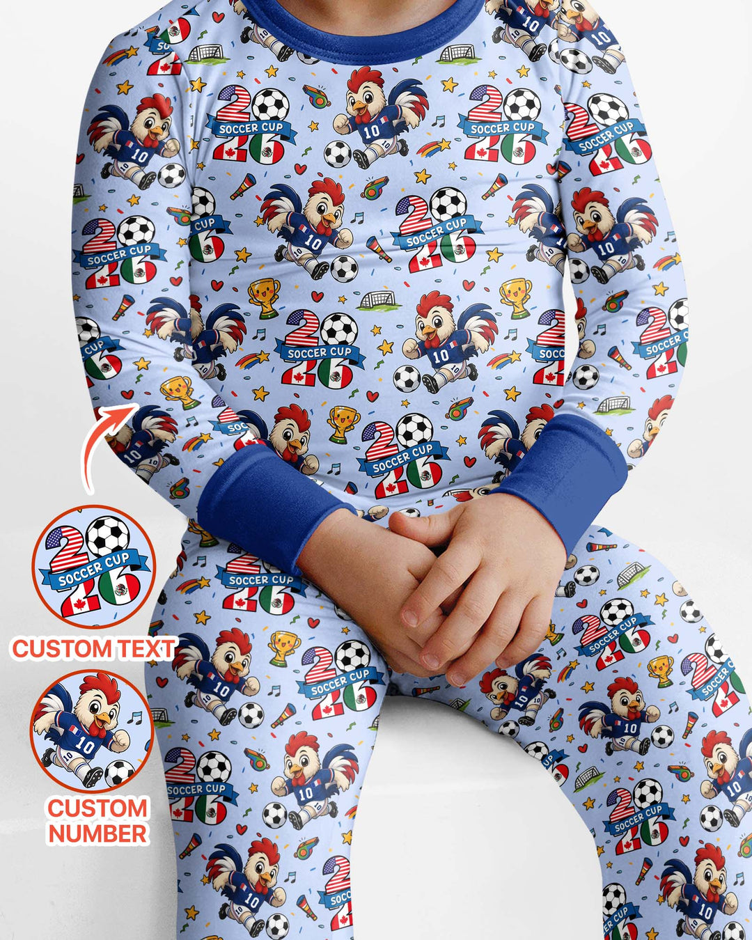 Conjunto de pijama de dos piezas de bambú con mangas largas, plantilla PERSONALIZADA