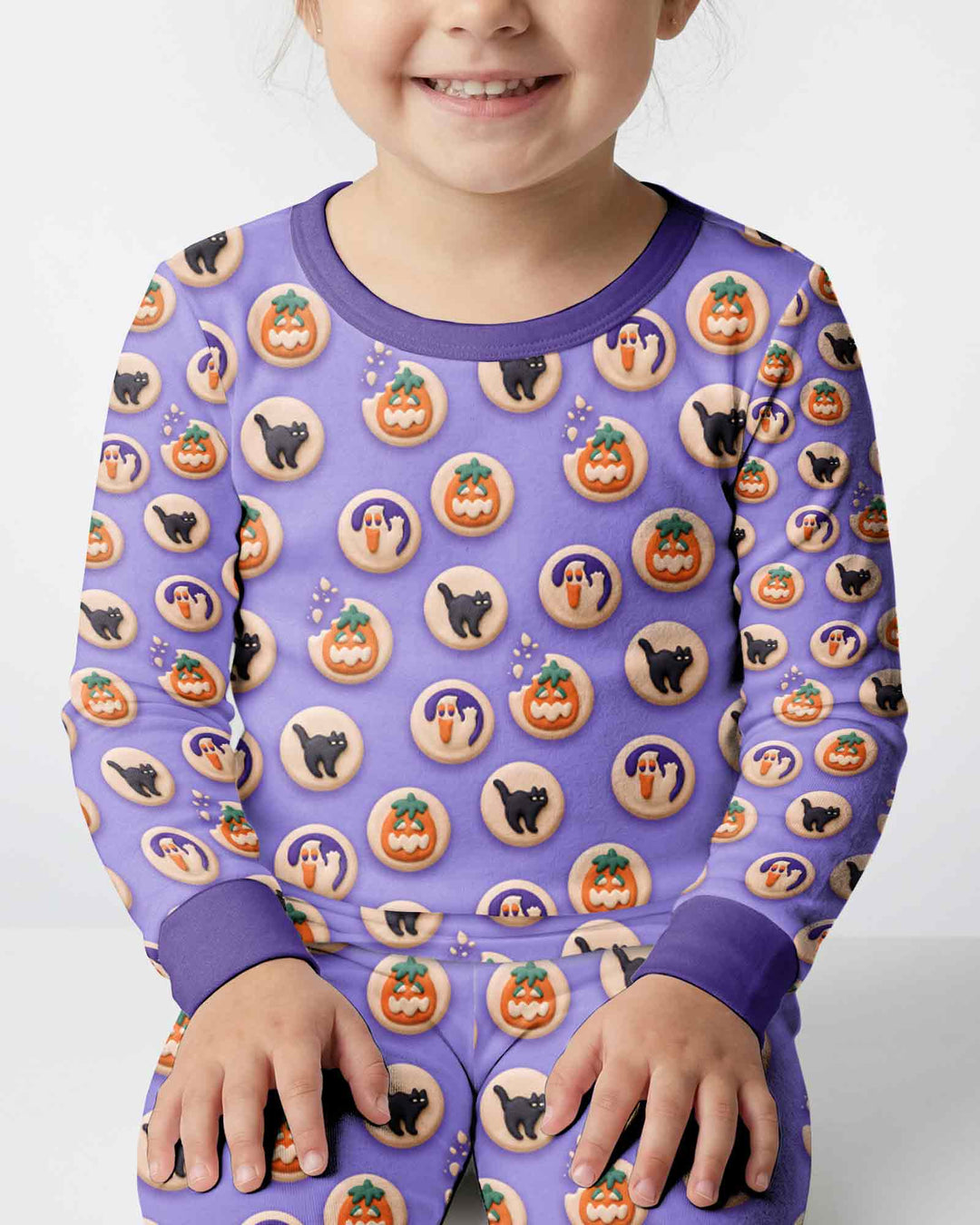 Spooky Sugar Cookie Bamboo Two Piece Long Sleeve Pajama Set