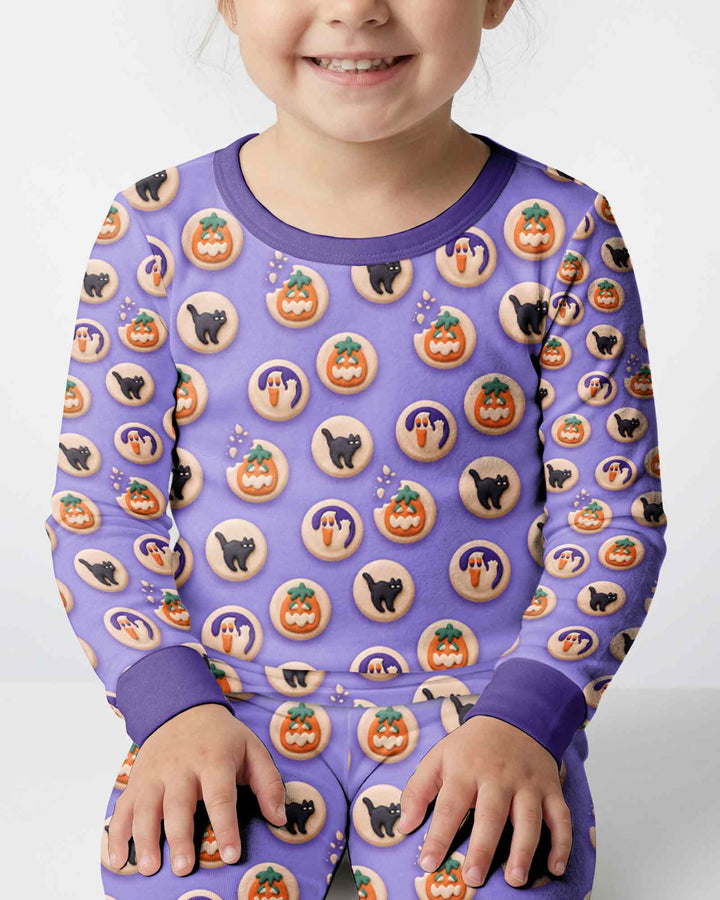 Spooky Sugar Cookie Bamboo Two Piece Long Sleeve Pajama Set