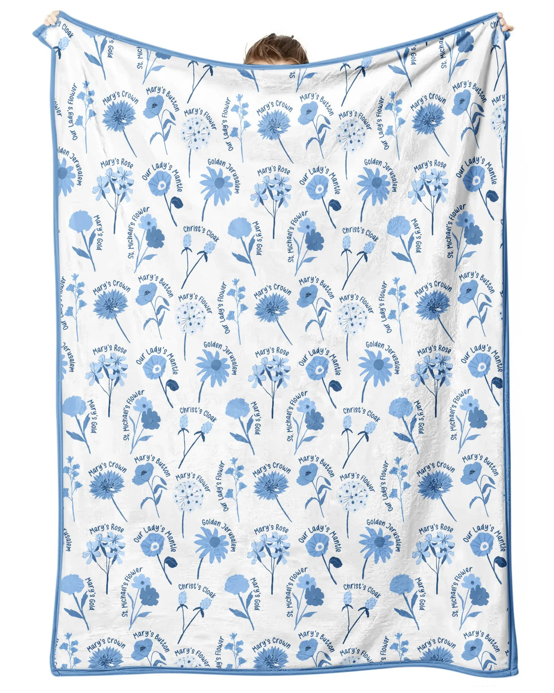 Mary's Garden Bamboo Blanket
