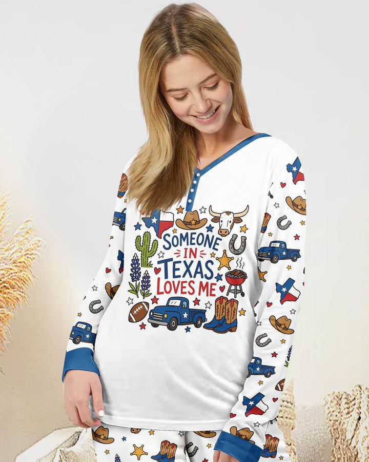 Someone in Texas Loves Me Bamboo Women Pajama Set