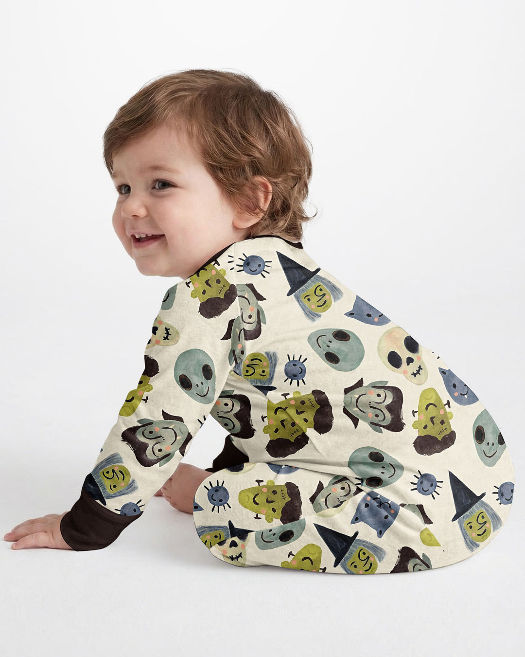 Halloween Face Bamboo Convertible Zippy