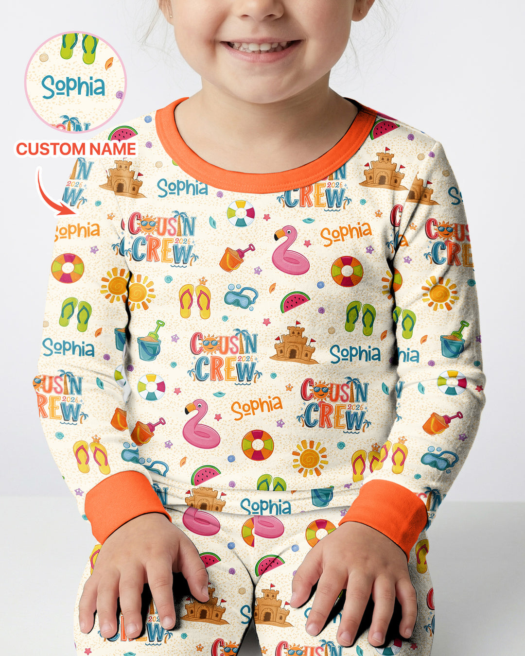 Conjunto de pijama de dos piezas de bambú con mangas largas, plantilla PERSONALIZADA
