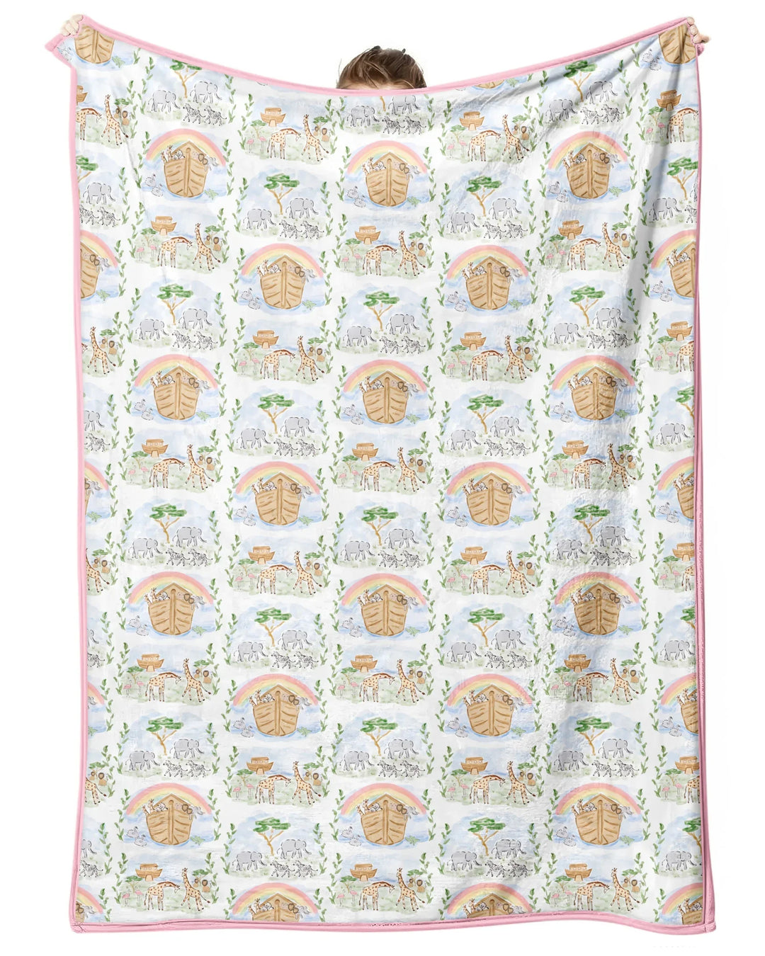 Noah And The Ark Bamboo Blanket