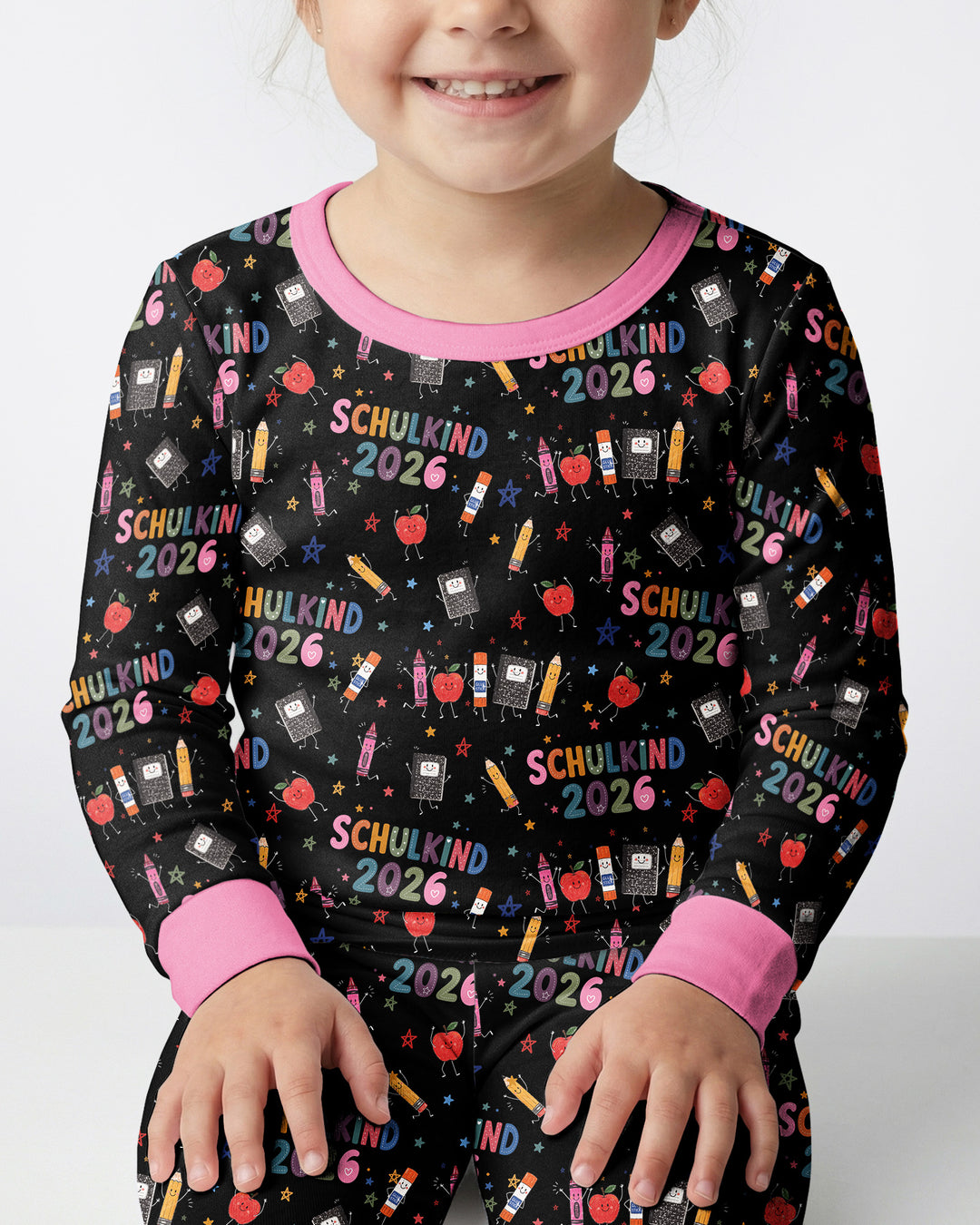 Conjunto de pijama de dos piezas de bambú de manga larga