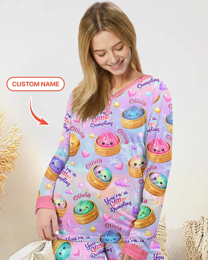 Vorlage Bambus Damen Pyjama Set