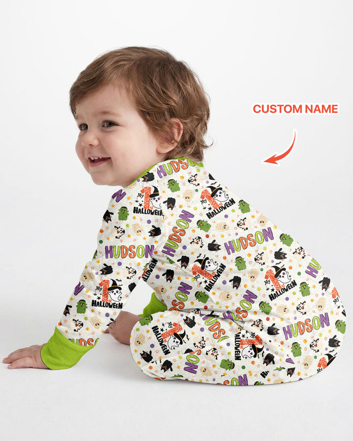 Personalized My First Halloween  Bamboo Convertible Zippy