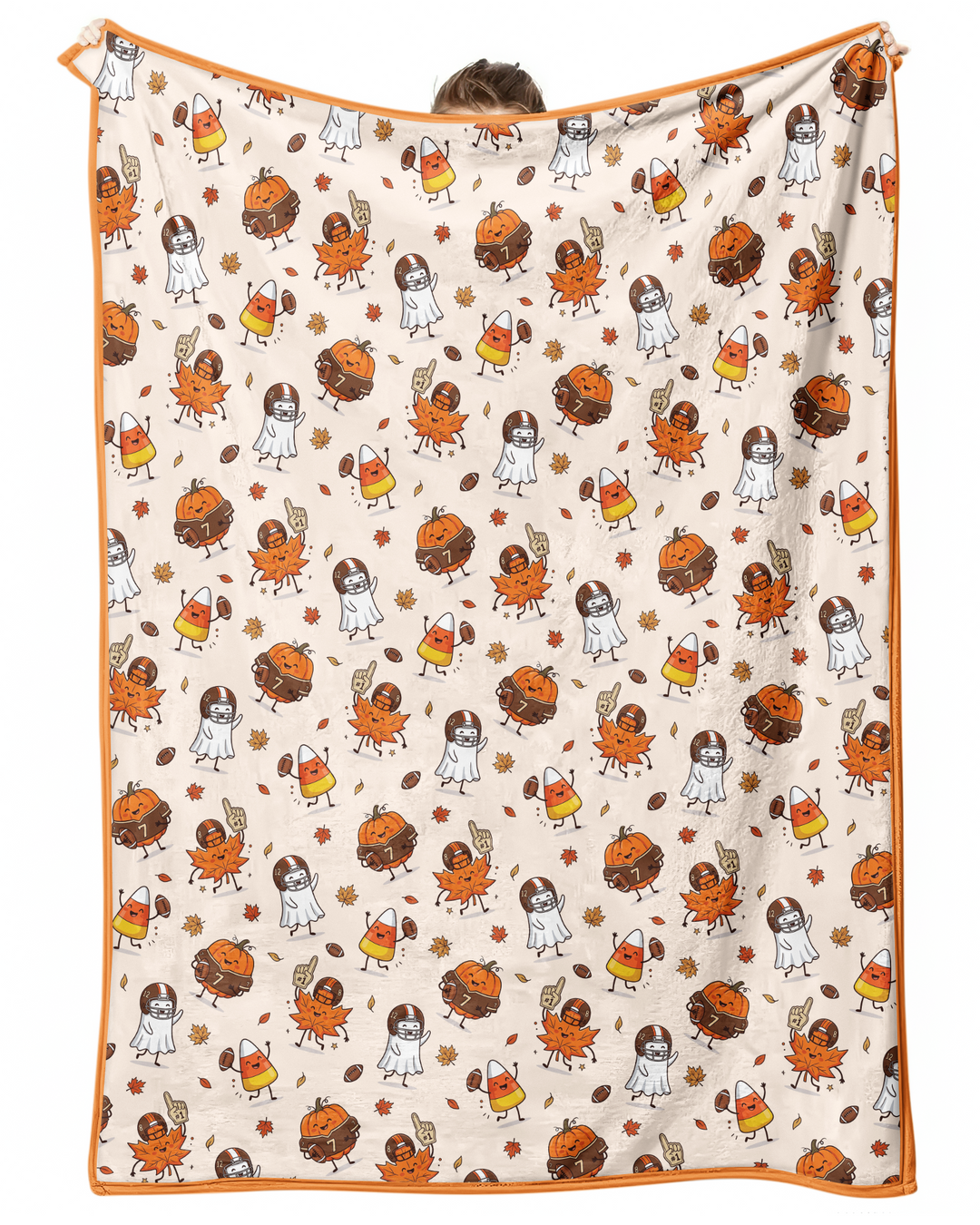 Fall Day Football Bamboo Blanket
