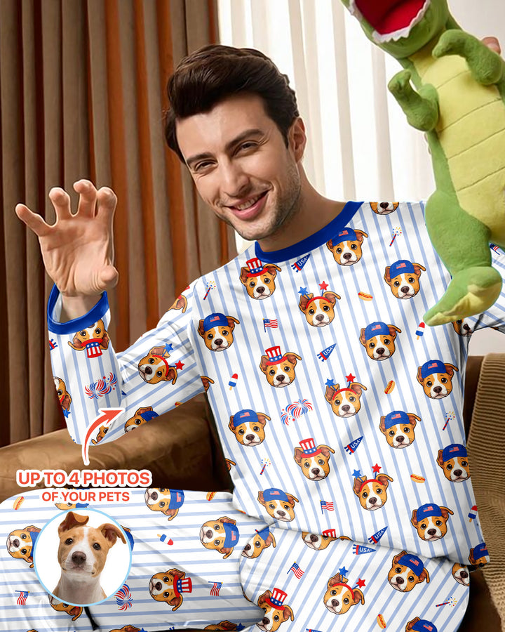 plantilla Conjunto de Pijama de Bambú para Hombre