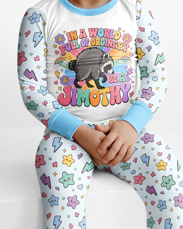 Be a Jimothy Bamboo Two Piece Long Sleeve Pajama Set