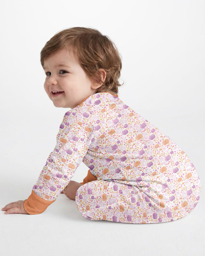 Pastel Pumpkins and Ghosts Bamboo Convertible Zippy