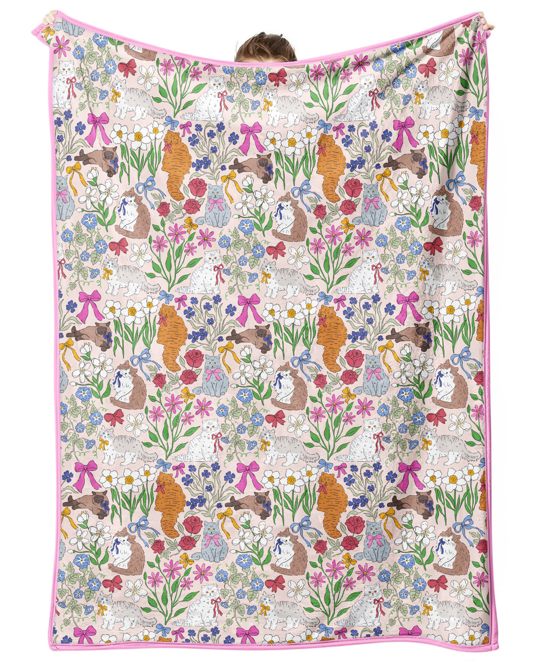 The Garden Cattery Mommy & Me Matching Bamboo Blanket