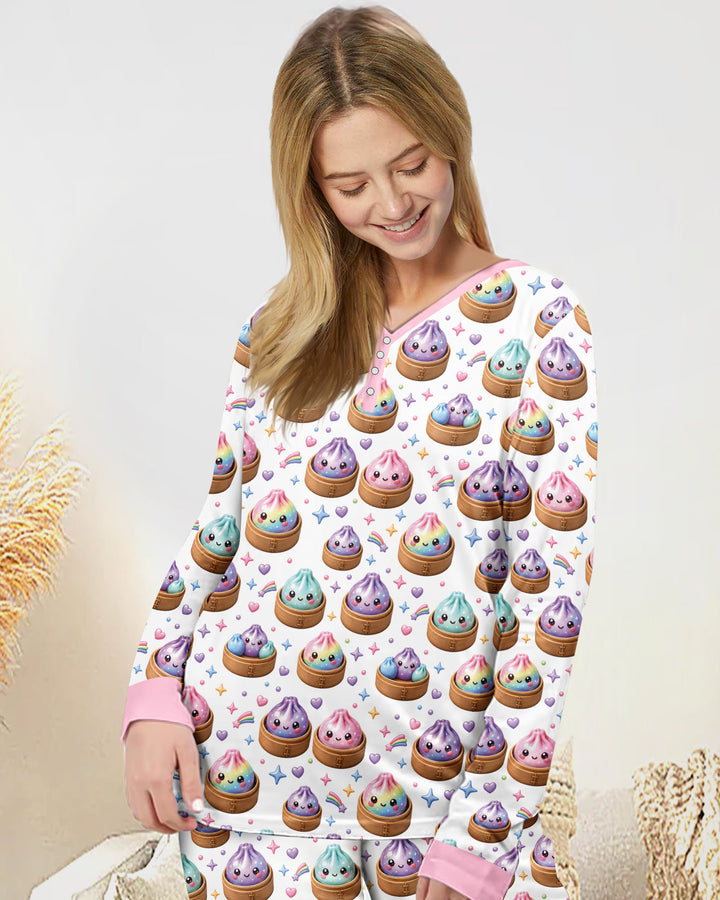 Vorlage Bambus Damen Pyjama Set