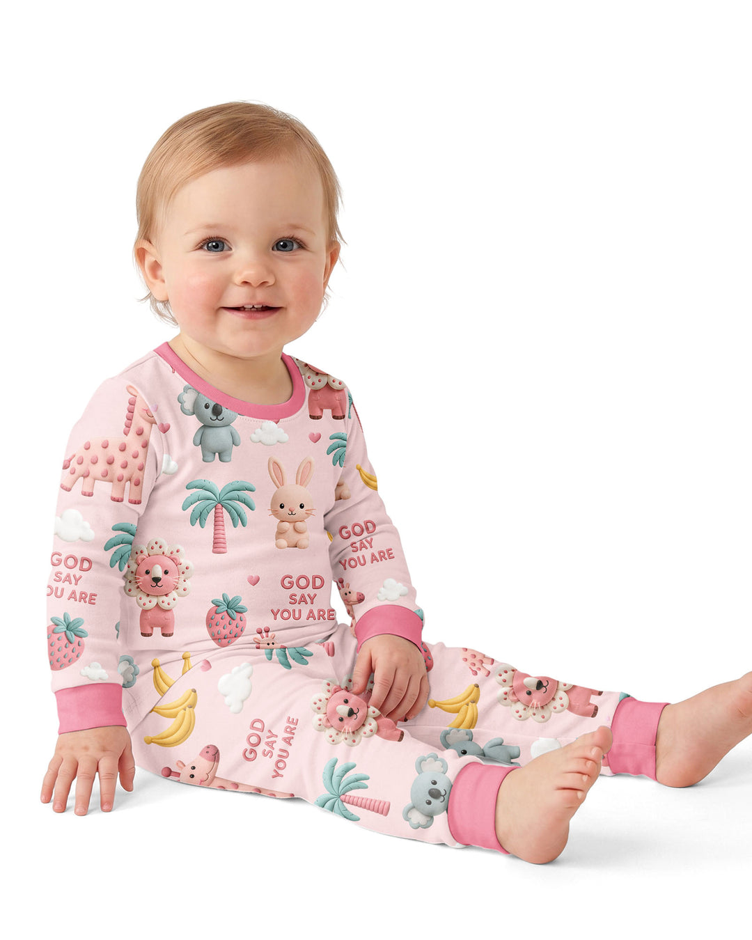 Little Blessings Bamboo Two Piece Long Sleeve Pajama Set