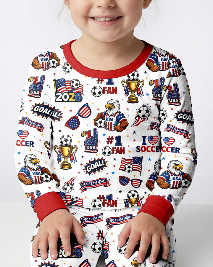 Conjunto de pijama de dos piezas de bambú de manga larga