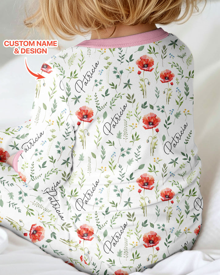 Birth Month Flower Bamboo Convertible Zippy