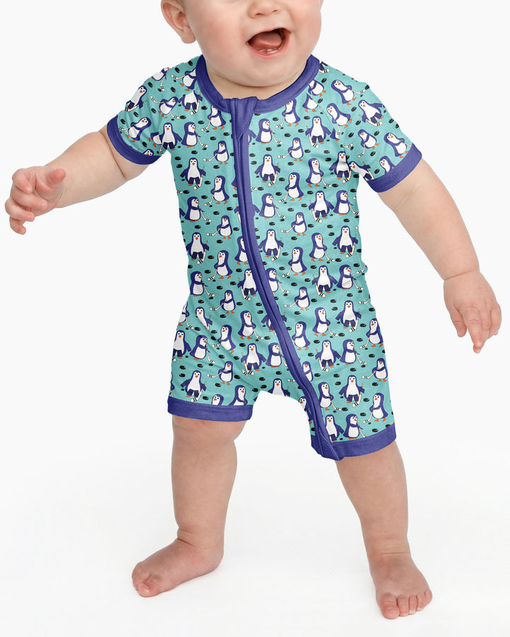 Penguin Hockey Bamboo Shorty Zippy