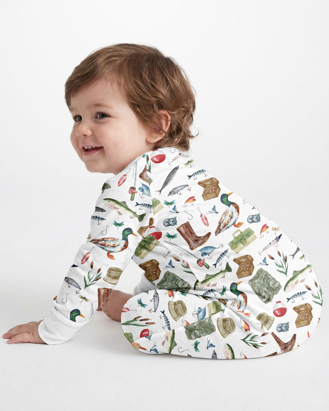 Gerippte Babykleidung mit individuellem Foto - Weich &amp; Skizzenhaft