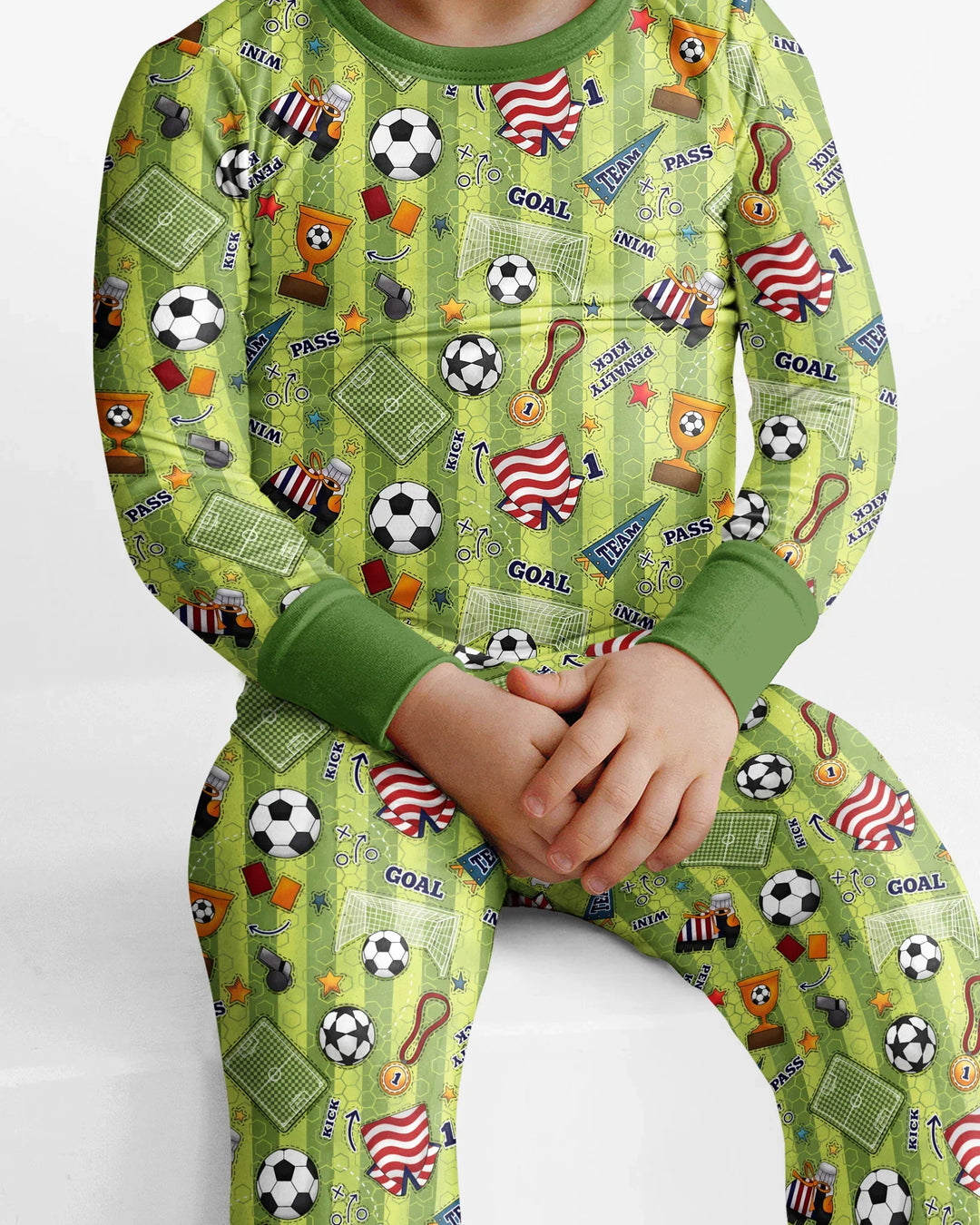 Conjunto de pijama de dos piezas de bambú de manga larga