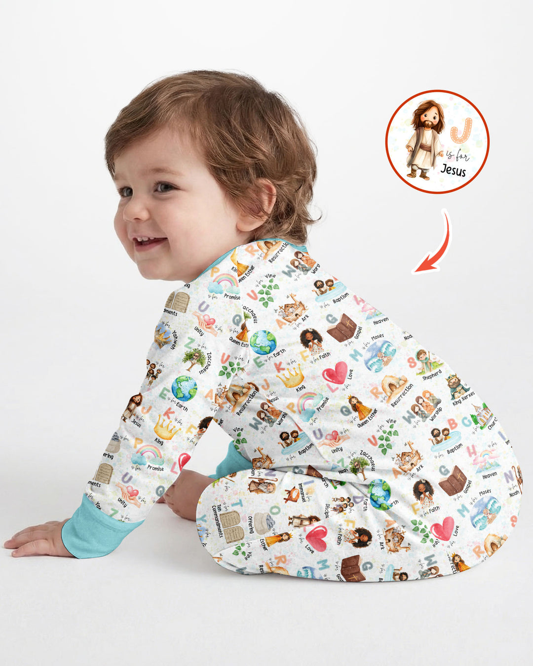 Gerippte Babykleidung mit individuellem Foto - Weich &amp; Skizzenhaft