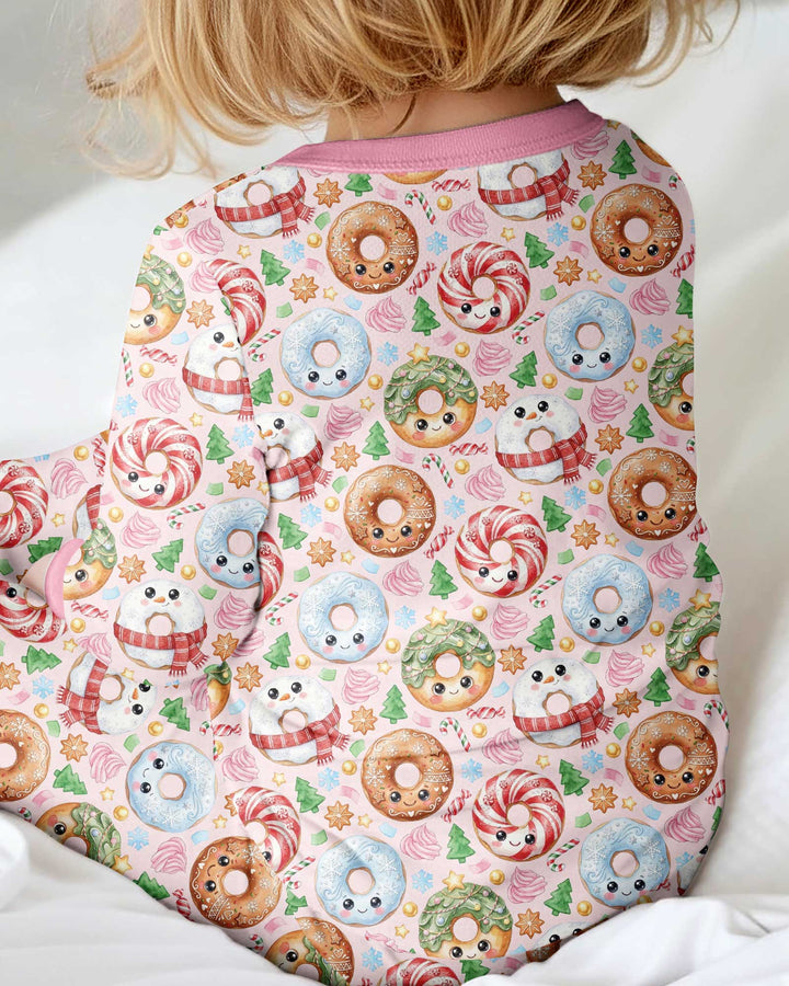 Kawaii Christmas Donuts Bamboo Convertible Zippy