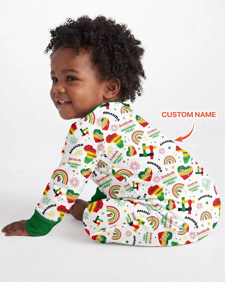 Custom Name Juneteenth Is My Independence Day Bamboo Convertible Zippy
