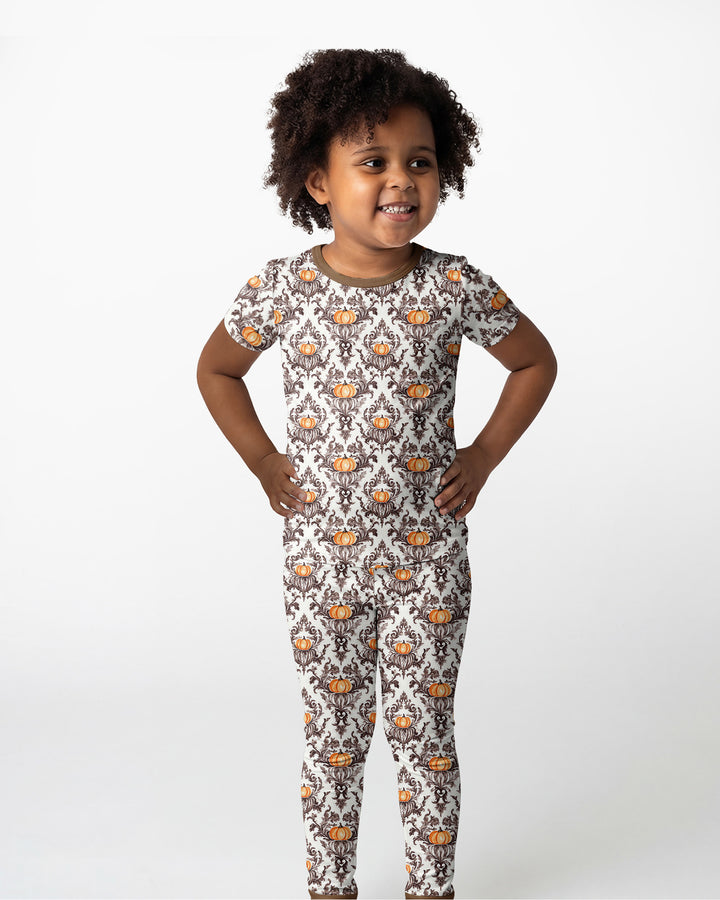 Zweiteiliges, kurzärmliges Pyjama-Set mit Marienkäfern