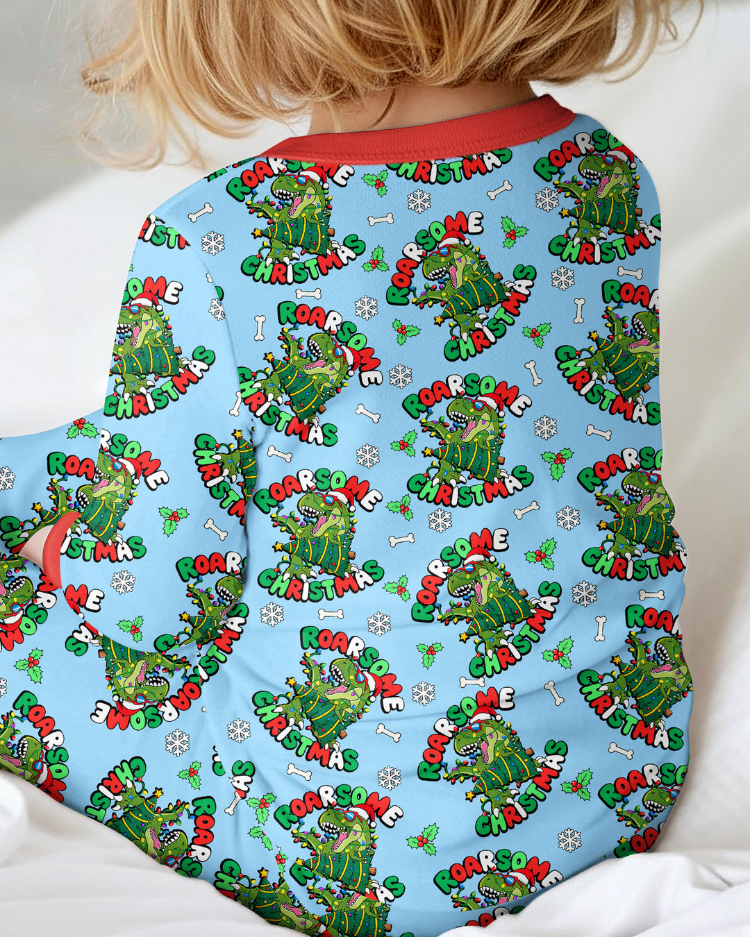 Merry Roarsome Christmas  Bamboo Convertible Zippy