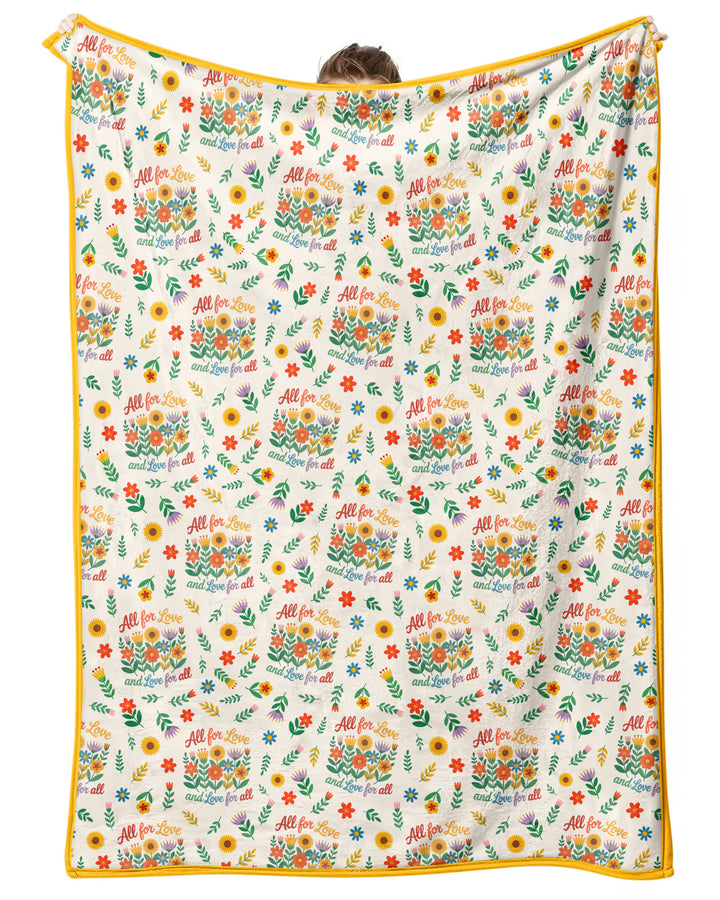 Love For All Family Matching Bamboo Blanket