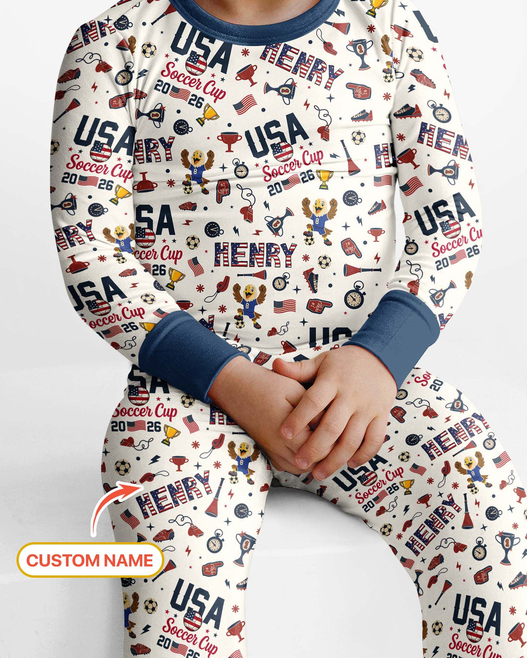 Conjunto de pijama de dos piezas de bambú con mangas largas, plantilla PERSONALIZADA