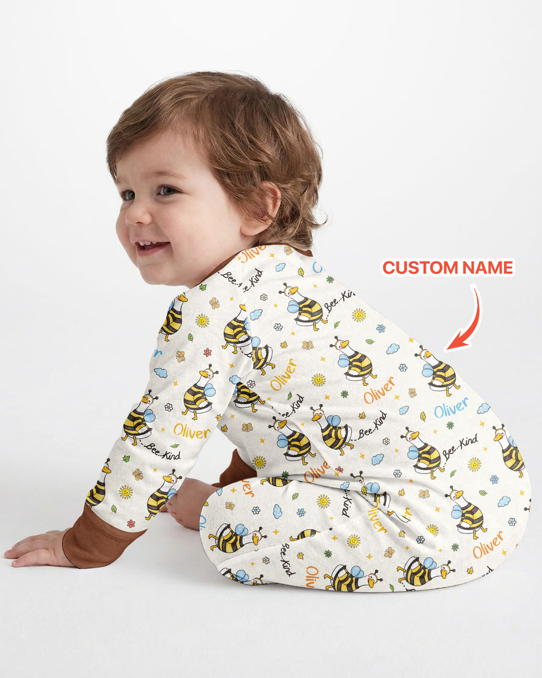 Custom Name Bee Kind The Goose Bamboo Convertible Zippy