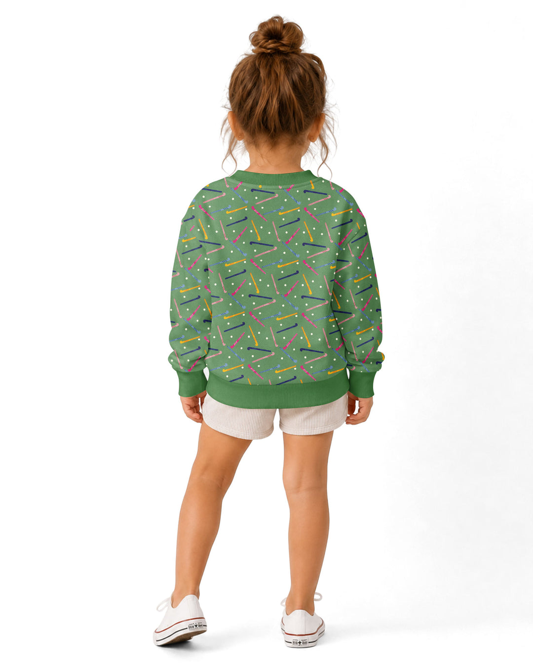 Field Hockey Fun Bamboo Crewneck Sweatshirt